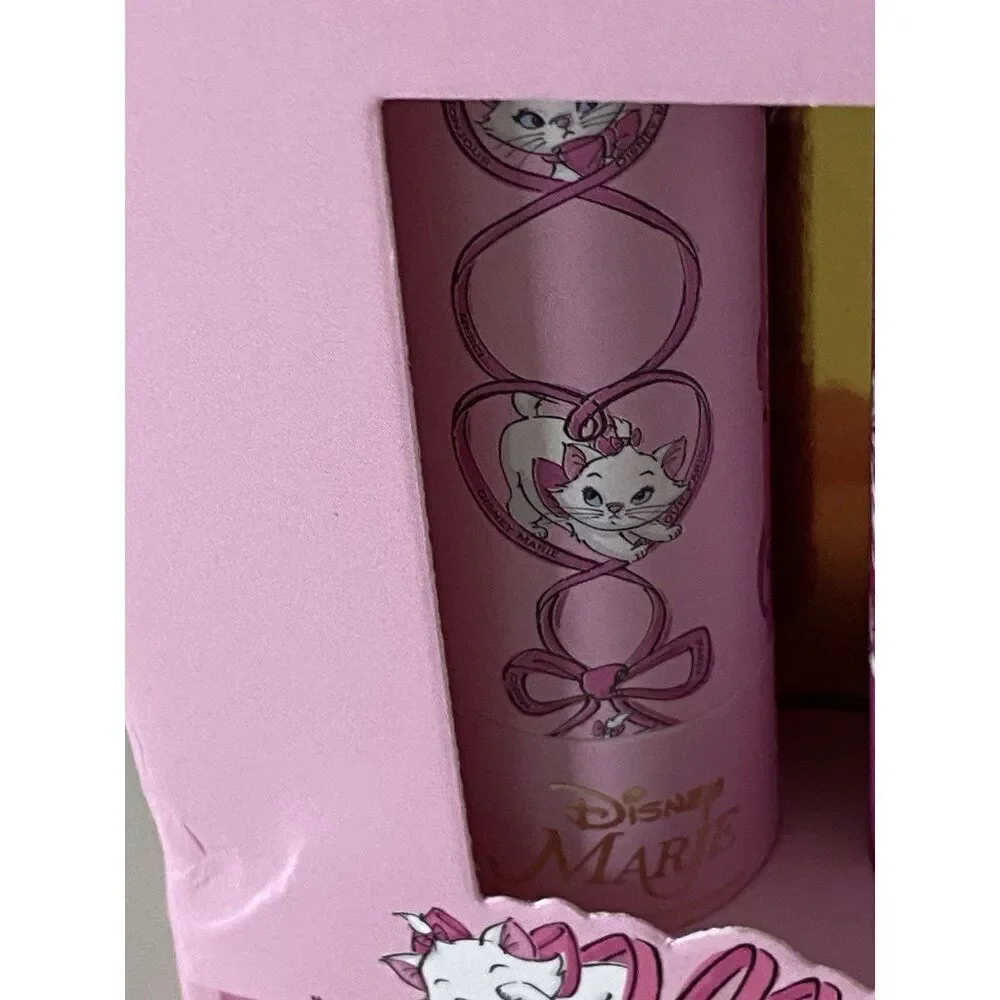 Set Of 4 Disney THE ARISTOCATS MARIE Lip Balm Set‎ Berry Flavored Pink NEW